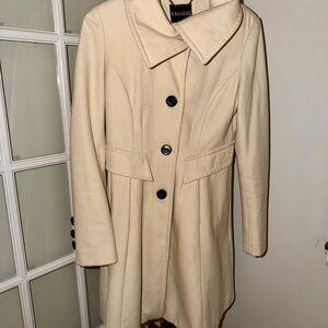 Express Women's Cream Peacoat